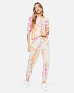 Allover Tie Dye Fleece Jogger
