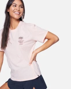 Tres Palms GF Crew Tee 11 Tres Palms GF Crew Tee -Honey Fashion Shop 3hcu2255 washed coral 4