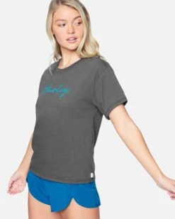 Billie Script Perfect Girlfriend Crew -Honey Fashion Shop 3hcz8582 thunder grey 3