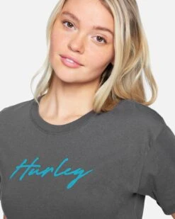 Billie Script Perfect Girlfriend Crew -Honey Fashion Shop 3hcz8582 thunder grey 5