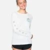 Colima Washed Boyfriend Long Sleeve 1 Colima Washed Boyfriend Long Sleeve -Honey Fashion Shop 3hcz8832 white 1
