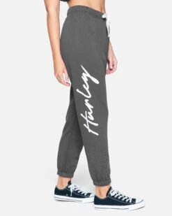 Billie Script Perfect Fleece Jogger -Honey Fashion Shop 3hcz8877 thunder grey 4