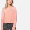 Hummel Cropped Long Sleeve Tee -Honey Fashion Shop 3hl2750303 coral almond 1 v2