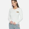 VIOLET PERFECT CREW LONG SLEEVE TEE -Honey Fashion Shop 3hl6720726 marshmallow 1