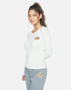 VIOLET PERFECT CREW LONG SLEEVE TEE 9 VIOLET PERFECT CREW LONG SLEEVE TEE -Honey Fashion Shop 3hl6720726 marshmallow 3