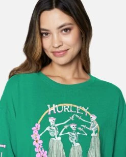 Hulaskel Oversized Long Sleeve Tee 10 Hulaskel Oversized Long Sleeve Tee -Honey Fashion Shop 3hl6730761 atgre 4