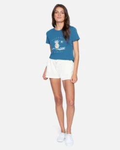 Randi Classic Crew Tee -Honey Fashion Shop 3hs1580232 stellar 4