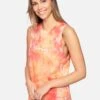 Scripty Tie Dye Muscle Tank -Honey Fashion Shop 3ht1560250 melon tie dye 2