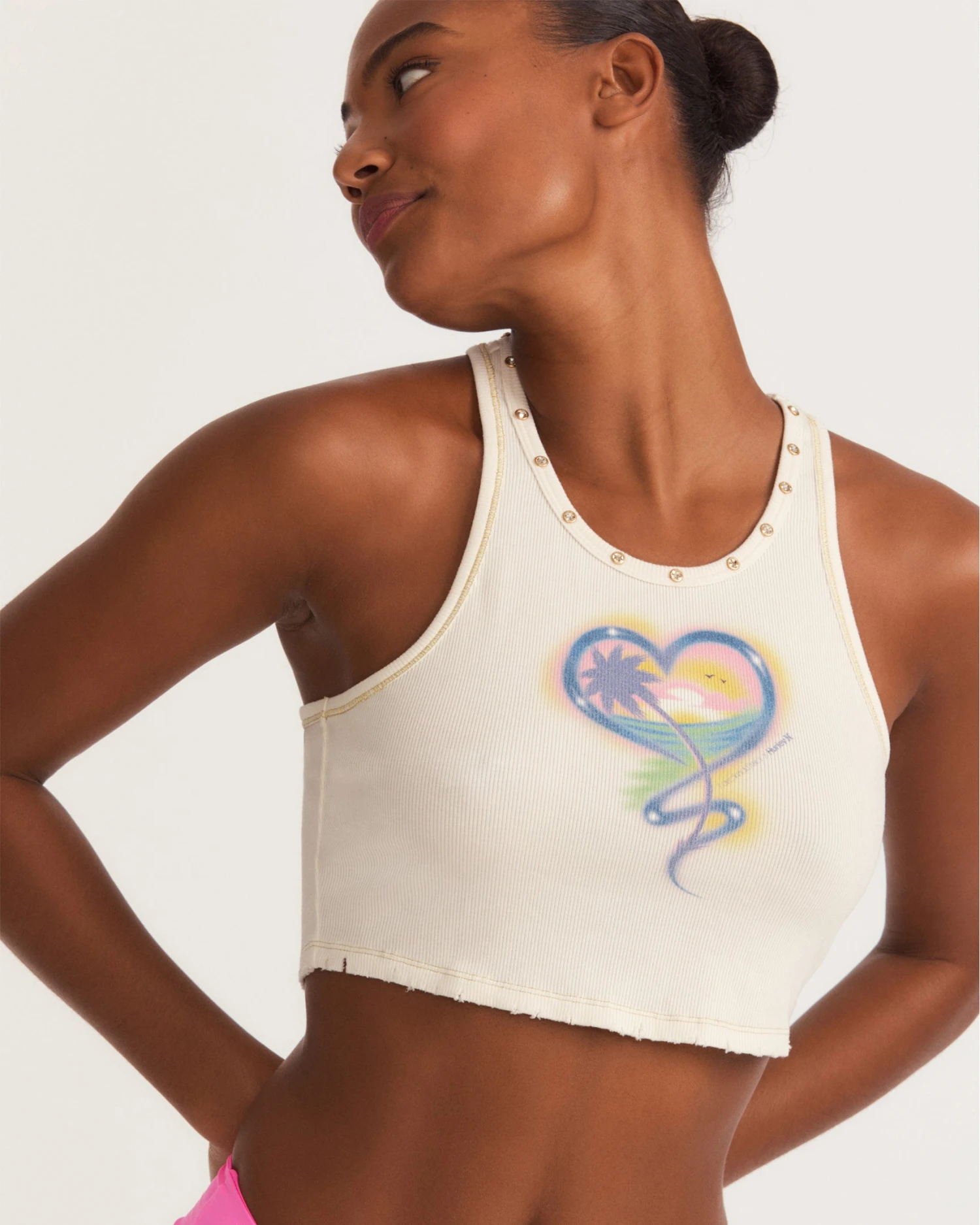 LoveShackFancy X Hurley - Whitewater Rib Tank 3 LoveShackFancy X Hurley - Whitewater Rib Tank