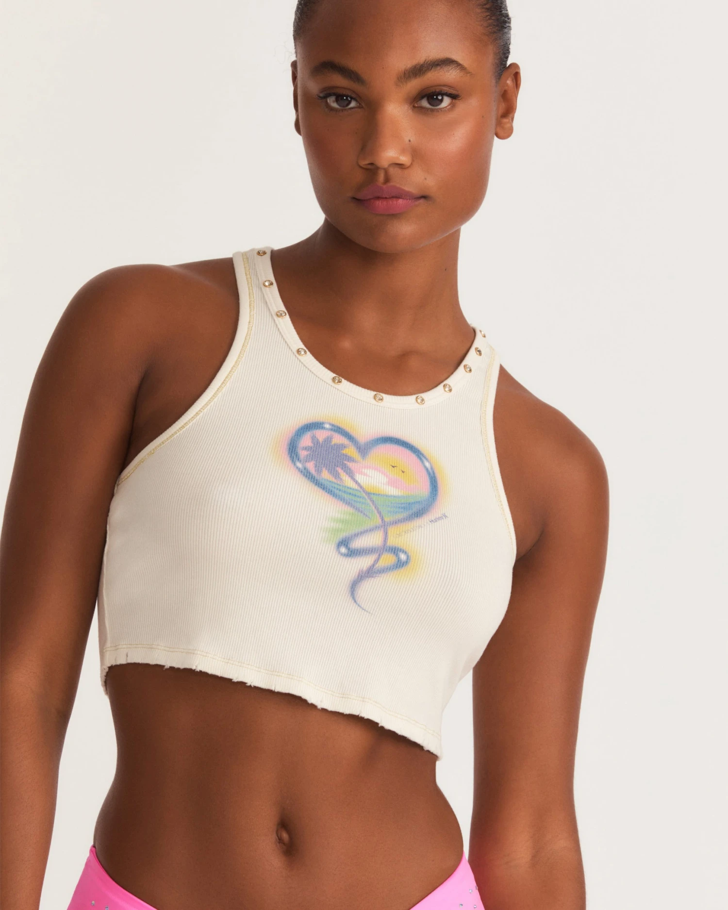 LoveShackFancy X Hurley - Whitewater Rib Tank 5 LoveShackFancy X Hurley - Whitewater Rib Tank - Image 3