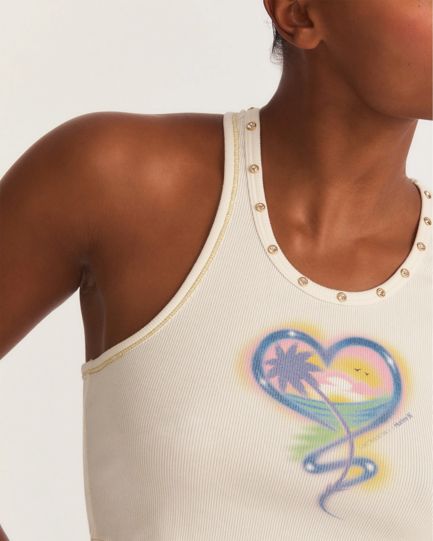 LoveShackFancy X Hurley - Whitewater Rib Tank 6 LoveShackFancy X Hurley - Whitewater Rib Tank - Image 4