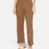 TWILL STRAIGHT LEG PANT 1 TWILL STRAIGHT LEG PANT -Honey Fashion Shop 3hwp0637 mocha bisque 1