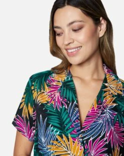 Work It Top -Honey Fashion Shop 3hwws0735 palm 5