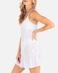 Solid Mini Dress -Honey Fashion Shop HC0163 WHITE 4