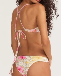 LoveShackFancy X Hurley - Hibiscus Cheeky Reversible Hipster Bikini Bottom -Honey Fashion Shop HLSFB100 HIBISCUS 7