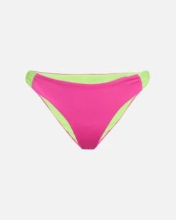 LoveShackFancy X Hurley - Max Solid Blocked Bow Moderate Bikini Bottom 14 LoveShackFancy X Hurley - Max Solid Blocked Bow Moderate Bikini Bottom -Honey Fashion Shop HLSFB104 MAGENTA NEON LIME 1