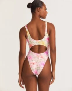 LoveShackFancy X Hurley - Hibiscus Cheeky One Piece -Honey Fashion Shop HLSFO100 HIBISCUS 7