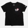 WSL Hurley Pro Short Sleeve Womens Tee -Honey Fashion Shop HU007K3 BLACK 1