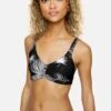 Max Floreetah Scoop Surf Top -Honey Fashion Shop ct2583 black palm 1 vv3