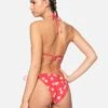 Star Spangled Reversible Slider Tie Side Cheeky Bikini Bottom 2 Star Spangled Reversible Slider Tie Side Cheeky Bikini Bottom -Honey Fashion Shop hb1071 red pepper multi 1