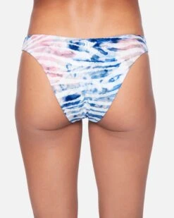 Zebra Color Wash Reversible Cheeky Bikini Bottom 10 Zebra Color Wash Reversible Cheeky Bikini Bottom -Honey Fashion Shop hb1088 multi zebra 3
