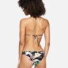 Flora Reversible Moderate Bikini Bottom -Honey Fashion Shop hb1128104 flora black stripe 1
