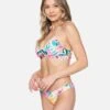 Floral Pop Moderate Bikini Bottom 2 Floral Pop Moderate Bikini Bottom -Honey Fashion Shop hb1166 floral pop multi 1
