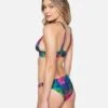 Nebula Moderate Bikini Bottom -Honey Fashion Shop hb1178 nebula red multi 1