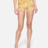 Hurley X Moore Aloha Max Bloomin Groove Swim Short -Honey Fashion Shop hb1195 sweet tangerine multi 1