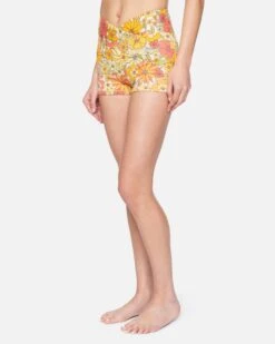 Hurley X Moore Aloha Max Bloomin Groove Swim Short -Honey Fashion Shop hb1195 sweet tangerine multi 3