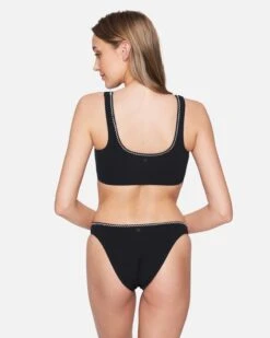 Coastal Moderate Bottom -Honey Fashion Shop hb1230 black white 3