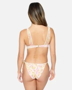 Beach Bloom Reversible Cheeky Soft Tie Bottom 9 Beach Bloom Reversible Cheeky Soft Tie Bottom -Honey Fashion Shop hb1255 rosebud 3