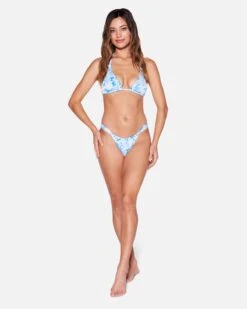Daisy Me Rib Front Slide Cheeky Bottom -Honey Fashion Shop hb1295 bluebell 4