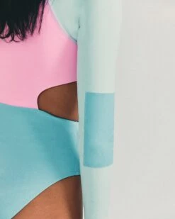 LSF X Hurley - Max Colorblock Long Sleeve Zip Cut Out 16 LSF X Hurley - Max Colorblock Long Sleeve Zip Cut Out -Honey Fashion Shop hlsfo010 colorblock 6