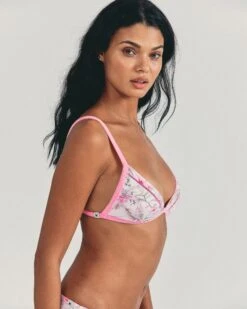 LSF X Hurley - Hawaiian Hibiscus Reversible Terry Fixed Tri Top -Honey Fashion Shop hlsft1007 watermelon sugar 2