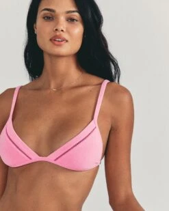 LSF X Hurley - Hawaiian Hibiscus Reversible Terry Fixed Tri Top -Honey Fashion Shop hlsft1007 watermelon sugar 3