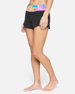 Isla 2.5" Soft Waist Boardshort 9 Isla 2.5" Soft Waist Boardshort -Honey Fashion Shop hs1079 black multi 3