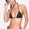 Solid Itsy Bitsy Bikini Top -Honey Fashion Shop ht1016 black 1