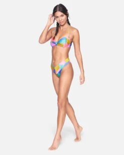 Rio Geo Pleated Knot Bandeau 10 Rio Geo Pleated Knot Bandeau -Honey Fashion Shop ht1023 peri 4