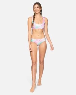 Carissa Moore Collection - Max Head In The Clouds Split Strap Bikini Top -Honey Fashion Shop ht1036 lucite multi 4