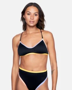 Colorblock Cross Back