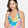 Max Isla Tankini -Honey Fashion Shop ht1279 violet 1
