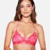 Star Struck Adjustable Bikini Top -Honey Fashion Shop ht1289 red pepper 1