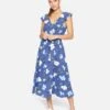 POPPY MIDI DRESS -Honey Fashion Shop hu008d3 dark blue 1