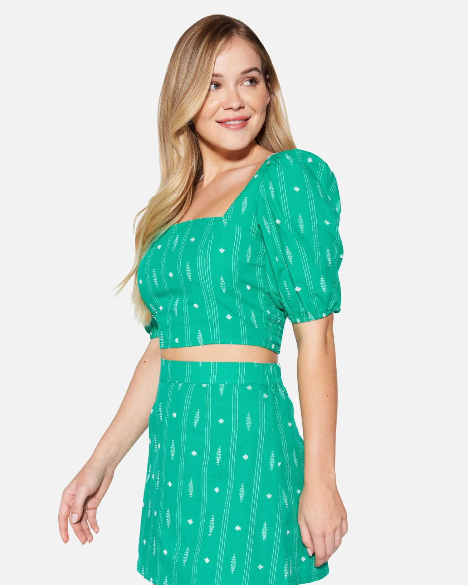 DIAMOND JACQUARD CROP TOP 5 DIAMOND JACQUARD CROP TOP - Image 3