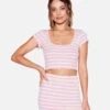 Dakota Crop Top 1 Dakota Crop Top -Honey Fashion Shop hu049k3 summer stripe 1