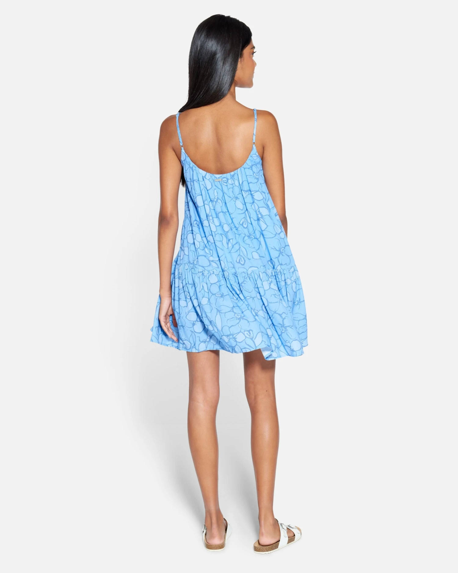 Abstract Floral Mini Dress 4 Abstract Floral Mini Dress - Image 2