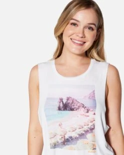 ON HOLIDAY DANY TANK 10 ON HOLIDAY DANY TANK -Honey Fashion Shop hu069k3 white 4