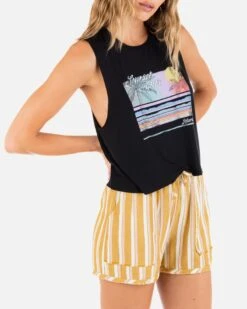 Sunset Nights Dani Tank -Honey Fashion Shop hu070k3 black 03